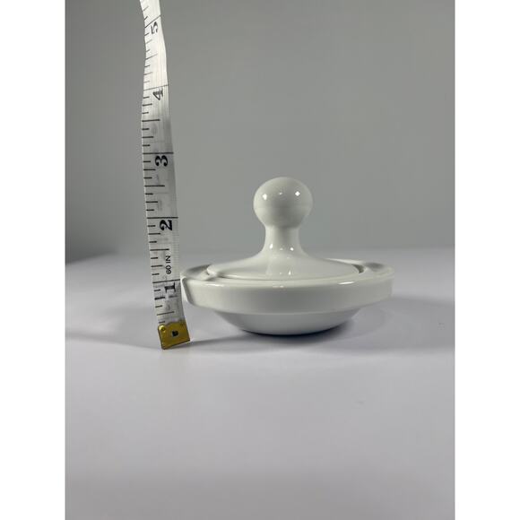 Flying Saucer Porcelain Mortar and Pestle, Small 3” tall x 4” width - Picture 6 of 8